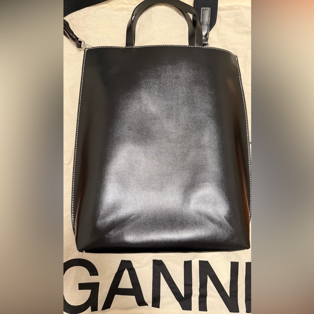 Ganni Banner Tote - Picture 5 of 8